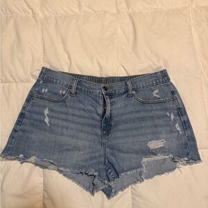 Denim Distressed Women Shorts
